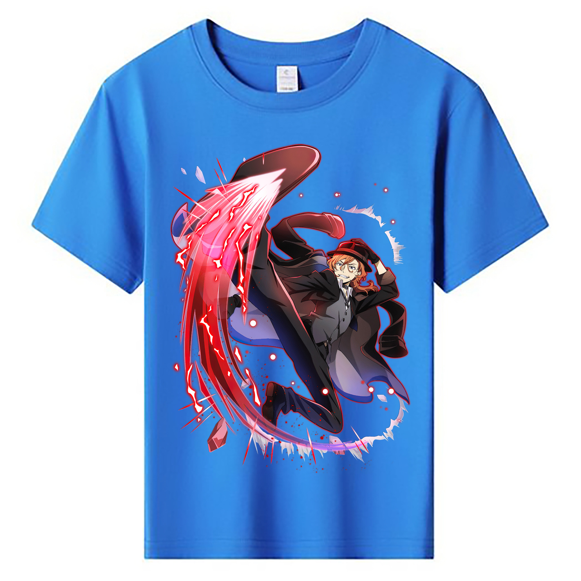 （画像用） 文豪ストレイドッグス Bungo Stray Dogs 綿100％キッズTシャツ（フロントプリント）